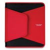 Five Star Tech Zipper Binder, 3 Rings, 1.5" Capacity, 11 x 8.5, Red/Black Accents 72206